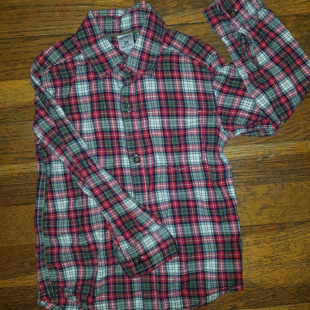 Boys Carter's Flannel Button-down